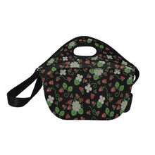 Load image into Gallery viewer, Strawberry Dreams Midnight Neoprene Lunch Bag/Large
