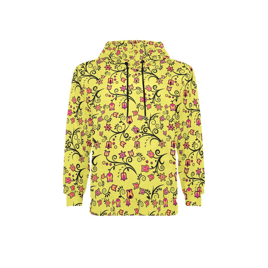 Floral Star Fleece Hoodie