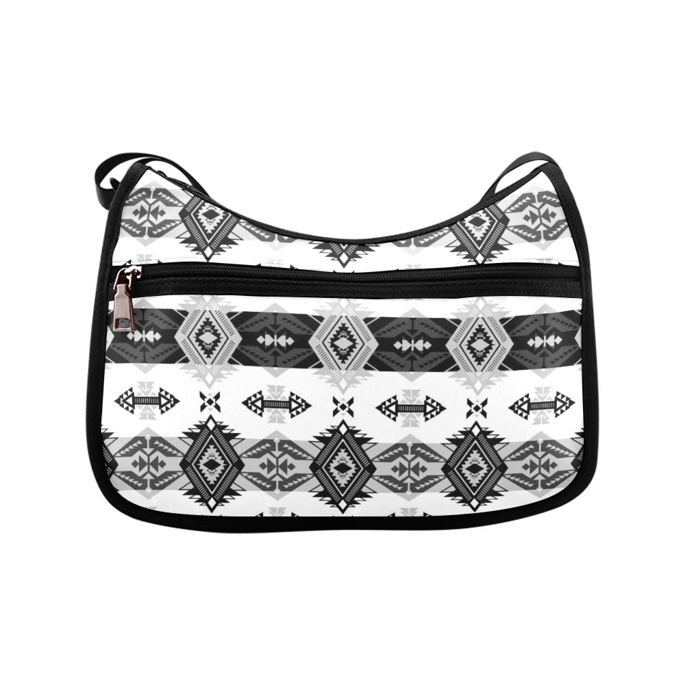 Sovereign Nation Black and White Crossbody Bags