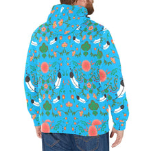 Load image into Gallery viewer, New Growth Bright Sky Men&#39;s Long Sleeve Fleece Hoodie
