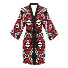 Load image into Gallery viewer, Taos Wool Long Sleeve Kimono Robe
