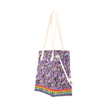 Load image into Gallery viewer, Culture in Nature Purple Clover Canvas Tote Bag
