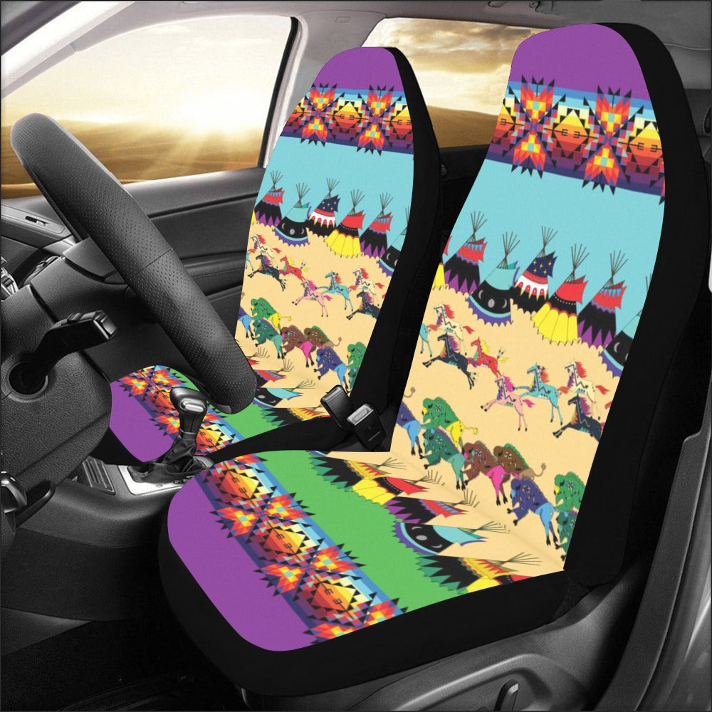 Prairie Bison Car Seat Covers (Set of 2)