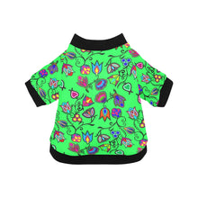 Load image into Gallery viewer, Indigenous Paisley Green Pet Dog Round Neck Shirt
