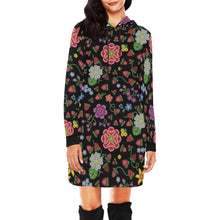 Load image into Gallery viewer, Berry Pop Midnight Hoodie Dress
