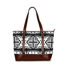 Load image into Gallery viewer, Black Rose Blizzard Tote Handbag
