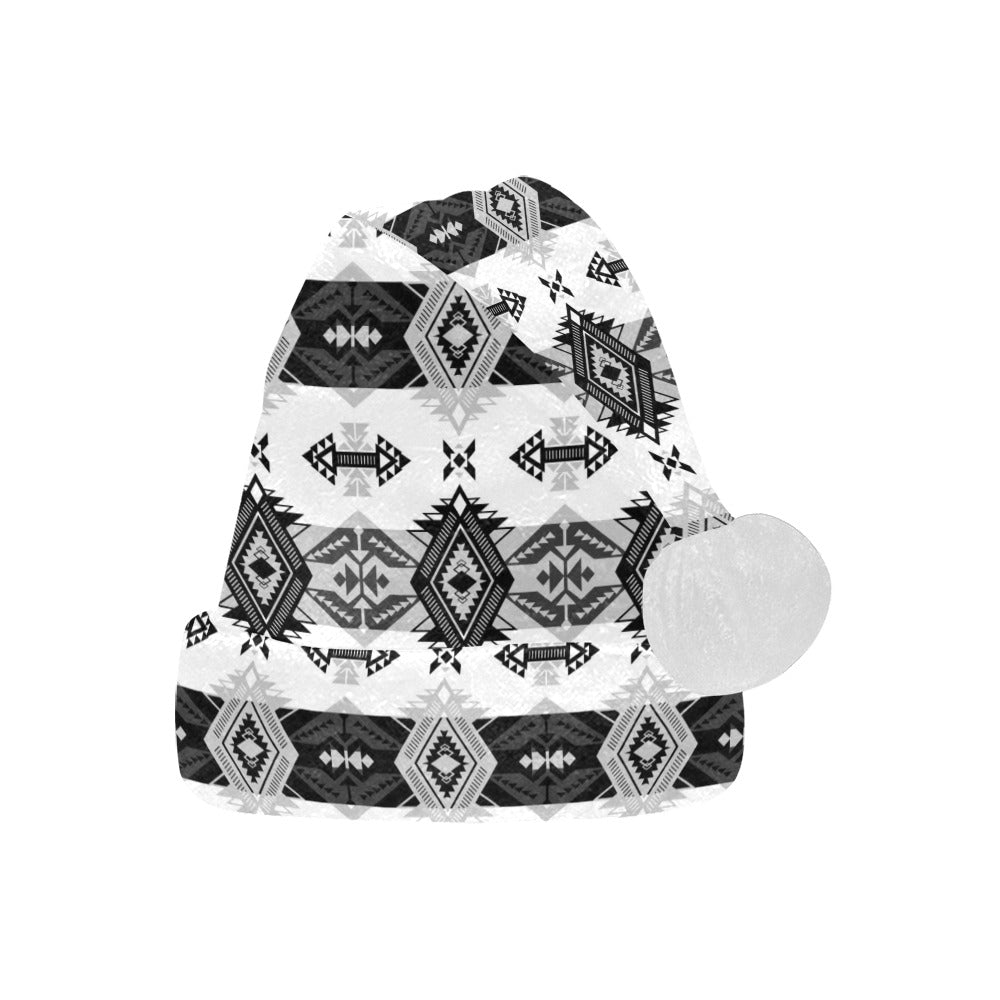 Sovereign Nation Black and White Santa Hat