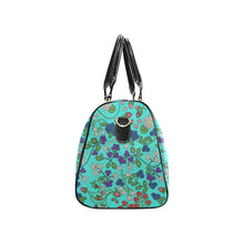 Load image into Gallery viewer, Grandmother Stories Turquoise Waterproof Travel Bag
