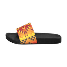 Load image into Gallery viewer, Desert Geo Yellow Red Men&#39;s Slide Sandals
