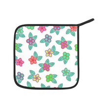 Load image into Gallery viewer, Berry Flowers White Oven Mitt &amp; Pot Holder
