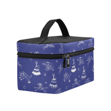 Load image into Gallery viewer, Ledger Dables Blue Cosmetic Bag
