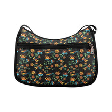 Load image into Gallery viewer, Dragon Lily Noir Crossbody Bags
