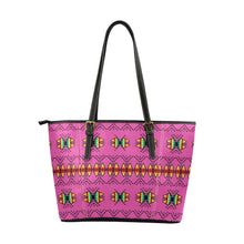 Load image into Gallery viewer, Sacred Trust Pink Leather Tote Bag
