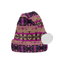 Load image into Gallery viewer, Between the Mountains Berry Santa Hat
