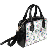 Load image into Gallery viewer, Dakota Damask White Shoulder Handbag
