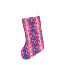 Load image into Gallery viewer, Desert Geo Blue Christmas Stocking
