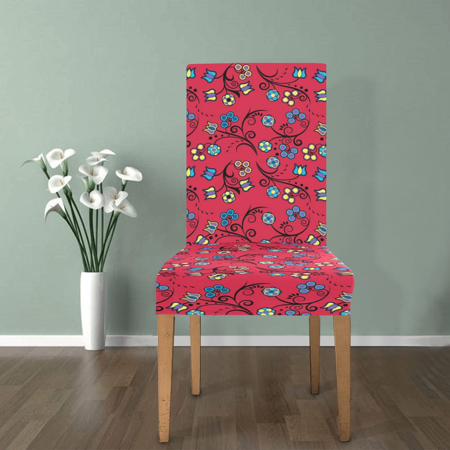 Blue Trio Cardinal Chair Cover (Pack of 6)