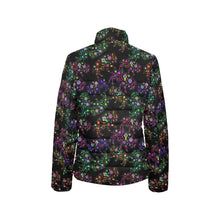 Load image into Gallery viewer, Floral Buffalo Women&#39;s Stand Collar Padded Jacket
