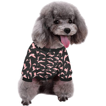 Load image into Gallery viewer, Strawberry Black Pet Dog Round Neck Shirt
