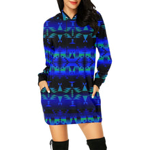 Load image into Gallery viewer, Between the Blue Ridge Mountains Hoodie Dress
