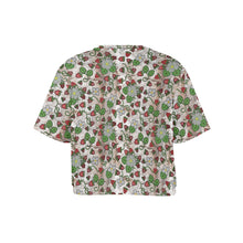 Load image into Gallery viewer, Strawberry Dreams Br Bark Crop Top
