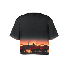 Load image into Gallery viewer, Sunset Tipis 1 Crop Top
