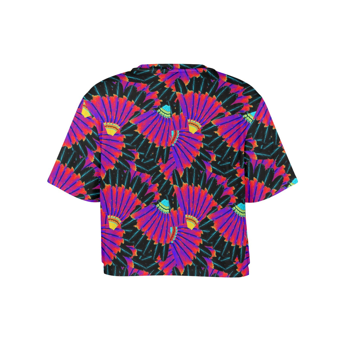 Eagle Feather Remix Crop Top