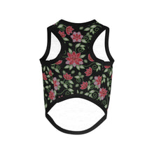 Load image into Gallery viewer, Red Beaded Rose Pet Tank Top
