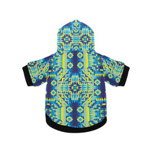 Load image into Gallery viewer, Kaleidoscope Jaune Bleu Pet Dog Hoodie
