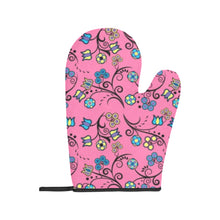 Load image into Gallery viewer, Blue Trio Bubblegum Oven Mitt &amp; Pot Holder
