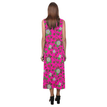 Load image into Gallery viewer, Strawberry Dreams Blush Phaedra Sleeveless Open Fork Long Dress
