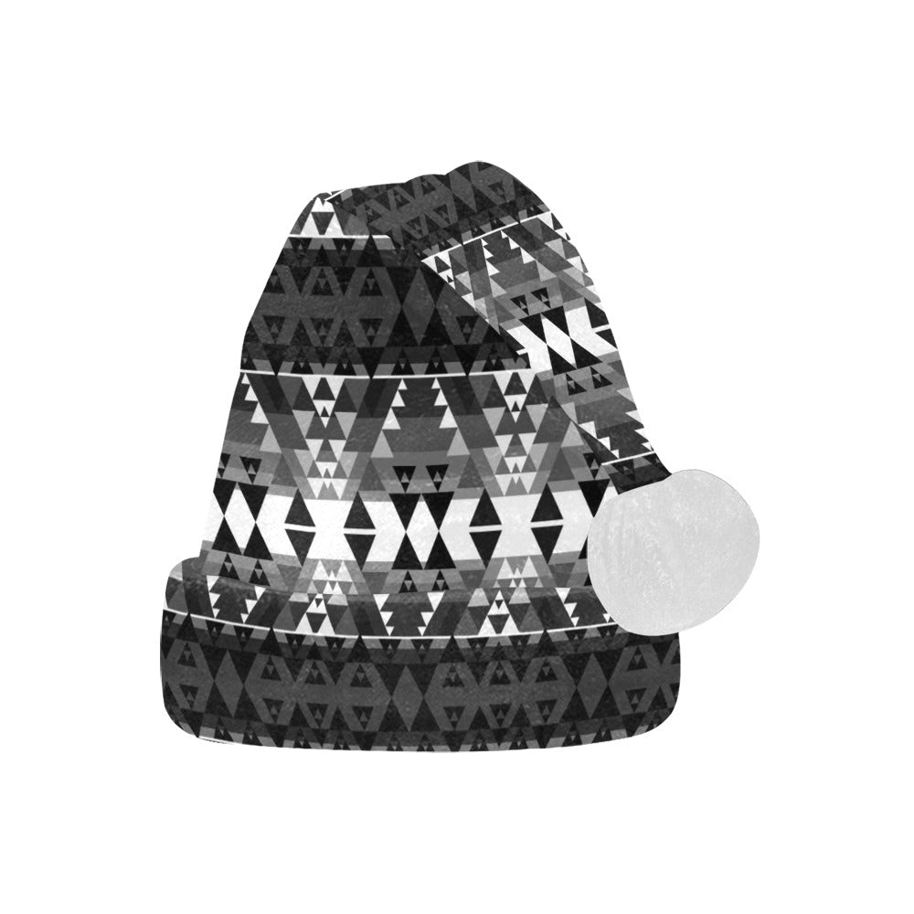 Writing on Stone Black and White Santa Hat
