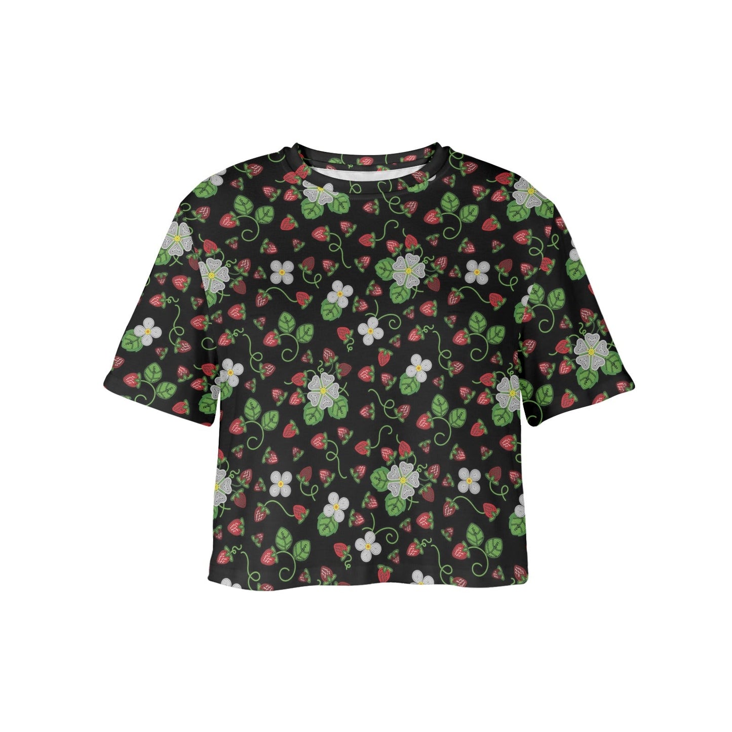 Strawberry Dreams Midnight Crop Top