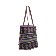 Load image into Gallery viewer, Evening Feather Wheel Clover Canvas Tote Bag
