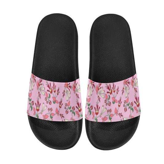 Strawberry Floral Women's Slide Sandals