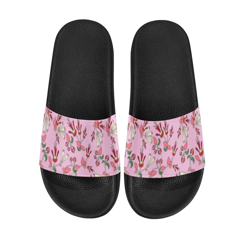 Strawberry Floral Women's Slide Sandals