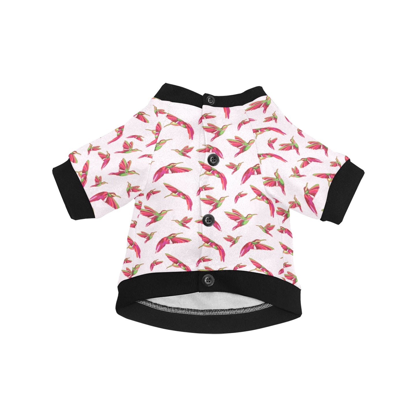 Red Swift Colourful Pet Dog Round Neck Shirt