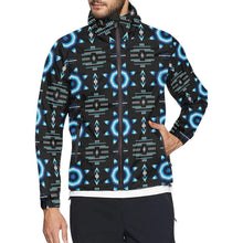 Load image into Gallery viewer, Rising Star Wolf Moon Men&#39;s Windbreaker
