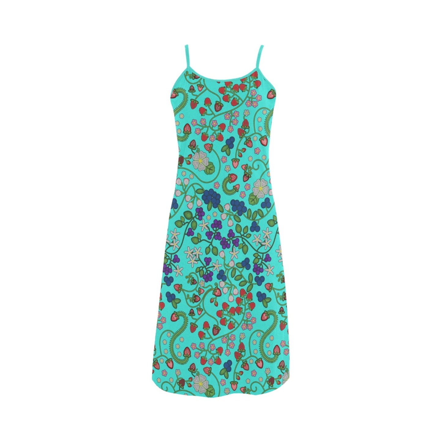 Grandmother Stories Turquoise Alcestis Slip Dress