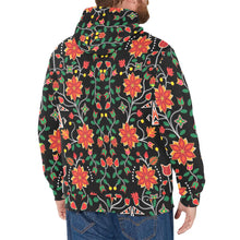 Load image into Gallery viewer, Floral Beadwork Six Bands Men&#39;s Long Sleeve Fleece Hoodie
