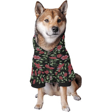 Load image into Gallery viewer, Red Beaded Rose Pet Dog Hoodie
