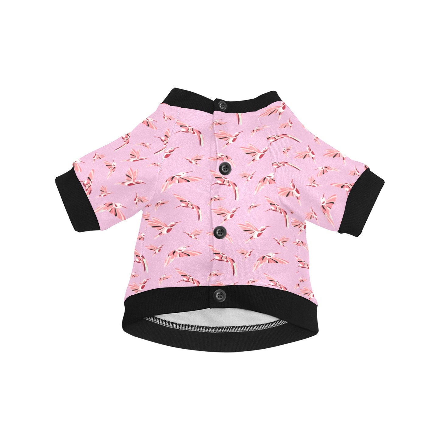 Strawberry Pink Pet Dog Round Neck Shirt