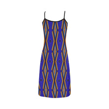 Load image into Gallery viewer, Diamond in the Bluff Blue Alcestis Slip Dress
