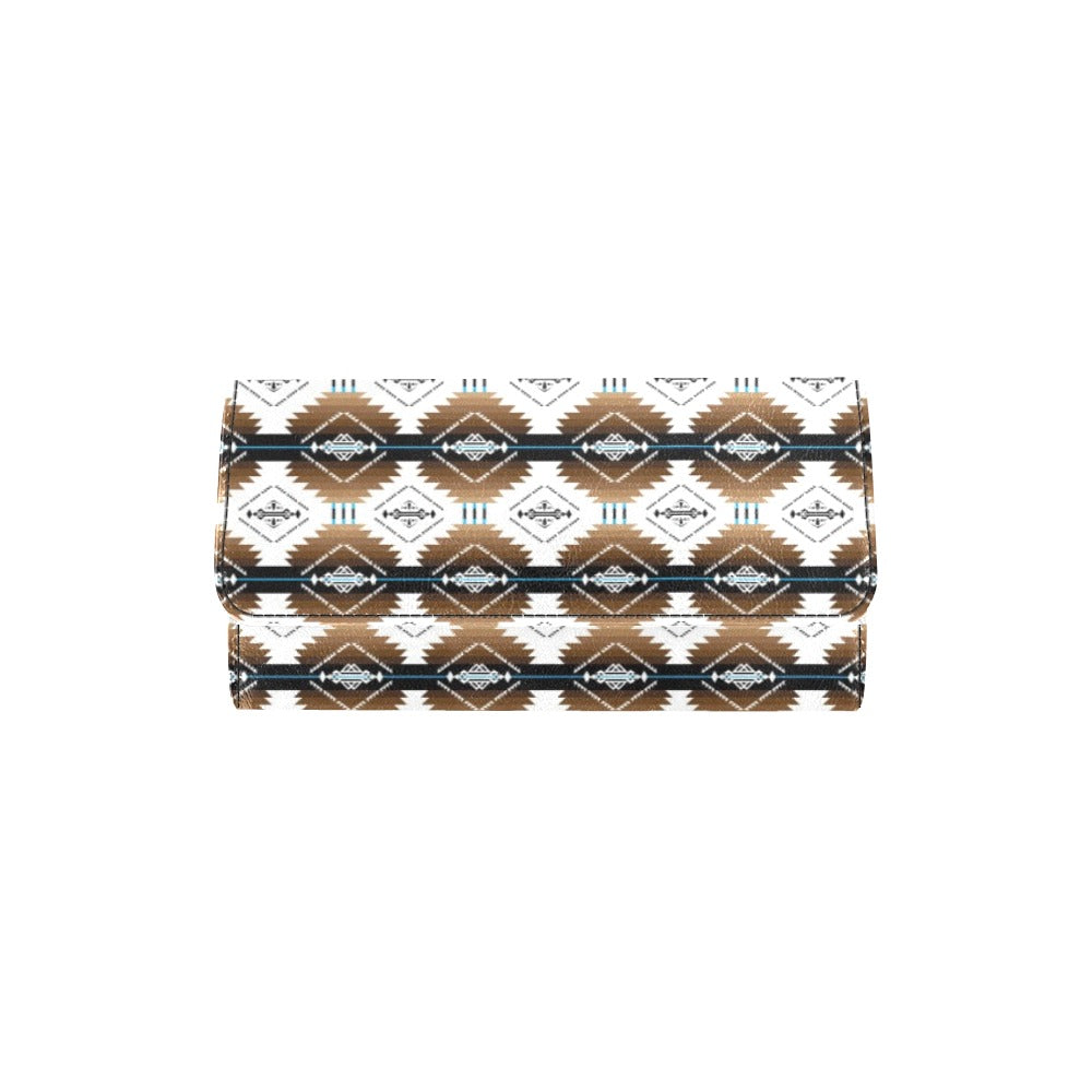 Cofitichequi White Women's Trifold Wallet