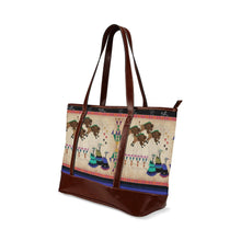 Load image into Gallery viewer, Buffalos Running Black Sky Tote Handbag
