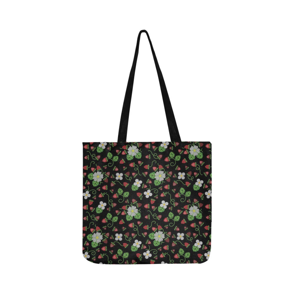 Strawberry Dreams Midnight Reusable Shopping Bag