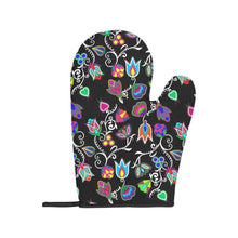 Load image into Gallery viewer, Indigenous Paisley Black Oven Mitt &amp; Pot Holder
