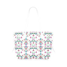 Load image into Gallery viewer, Quilled Divine White Clover Canvas Tote Bag
