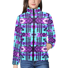 Load image into Gallery viewer, Chiefs Mountain Moon Shadow Women&#39;s Stand Collar Padded Jacket
