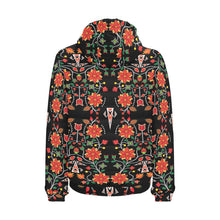 Load image into Gallery viewer, Floral Beadwork Six Bands Men&#39;s Padded Hooded Jacket
